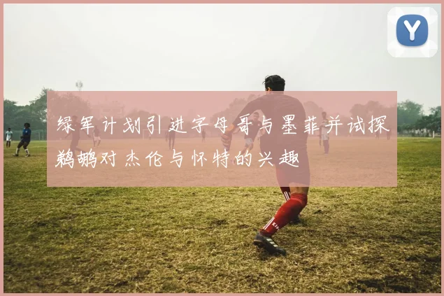 绿军计划引进字母哥与墨菲并试探鹈鹕对杰伦与怀特的兴趣